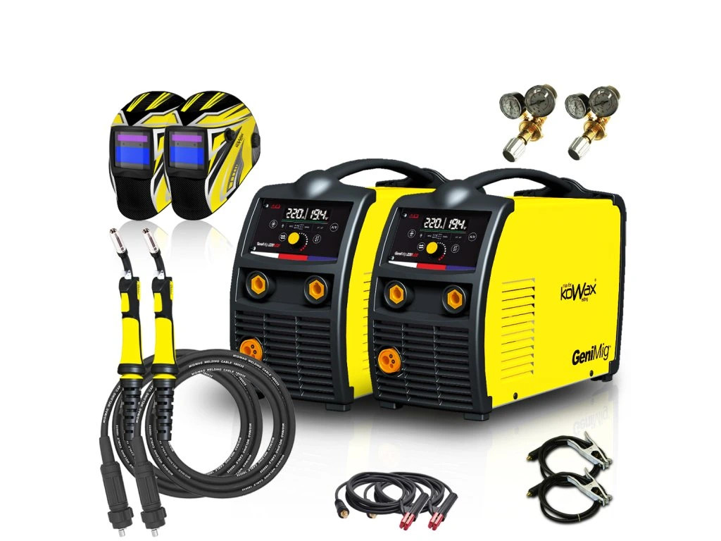 Kowax GeniMig 220 LCD (česká značka) - svářečka - Mobilní svářeč - svářeč Třebíč - svářeč Vysočina - svařování Česká republika
