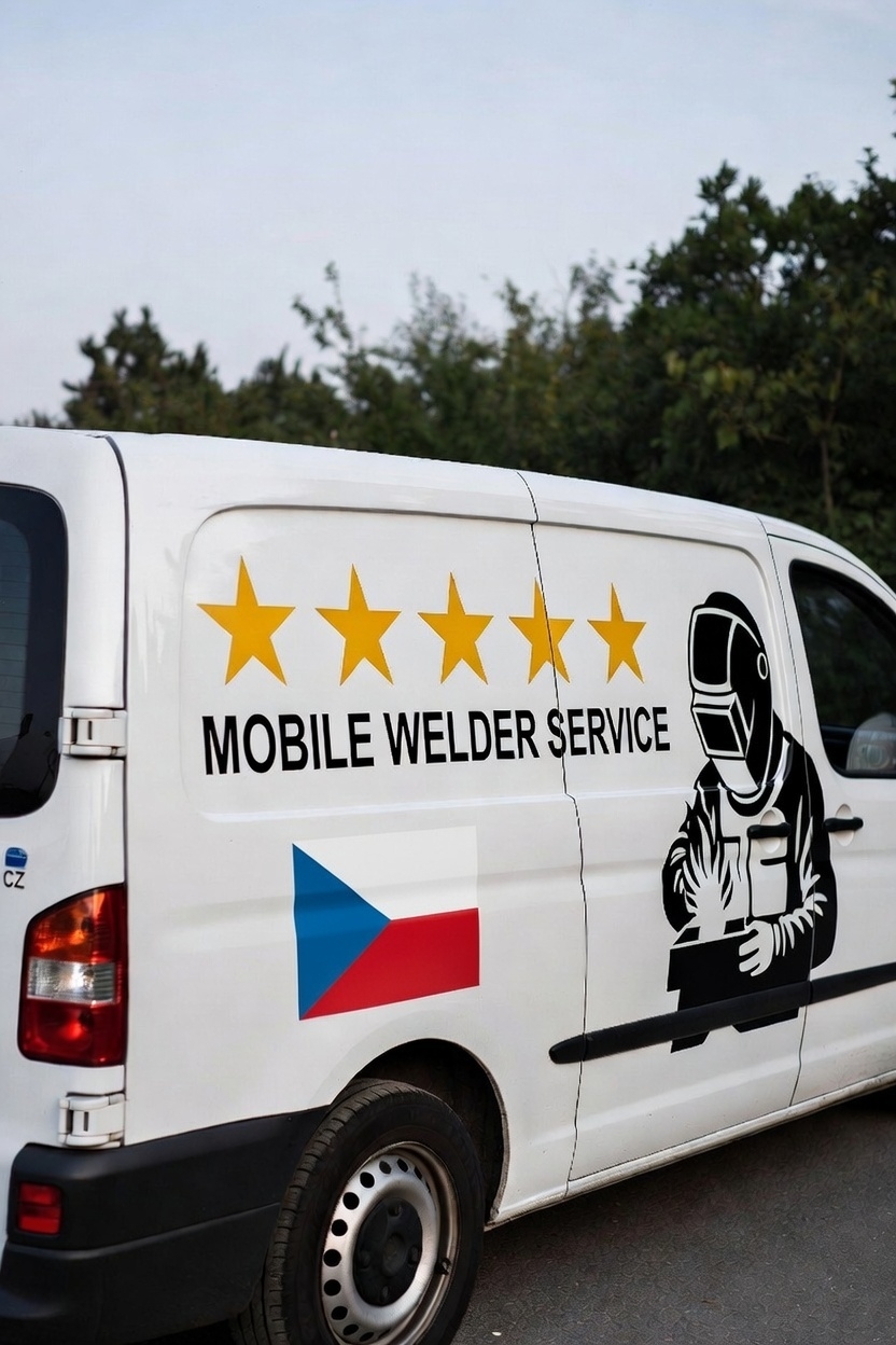 5 Stars mobile welder in Czech Republic - Mobilní svářeč - svářeč Třebíč - svařování Vysočina - svařovač auto 