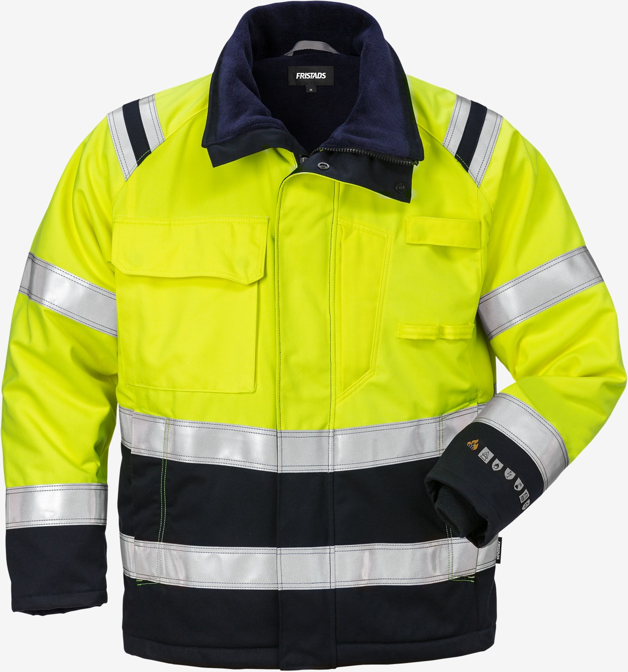 Flamestat high vis winter jacket class 3 4185 ATHS - nejlepší svářečské bundy voděodolné high visibility Česko - Svářečská bunda - mobilní svářeč - svářeč Třebíč - svařování Vysočina