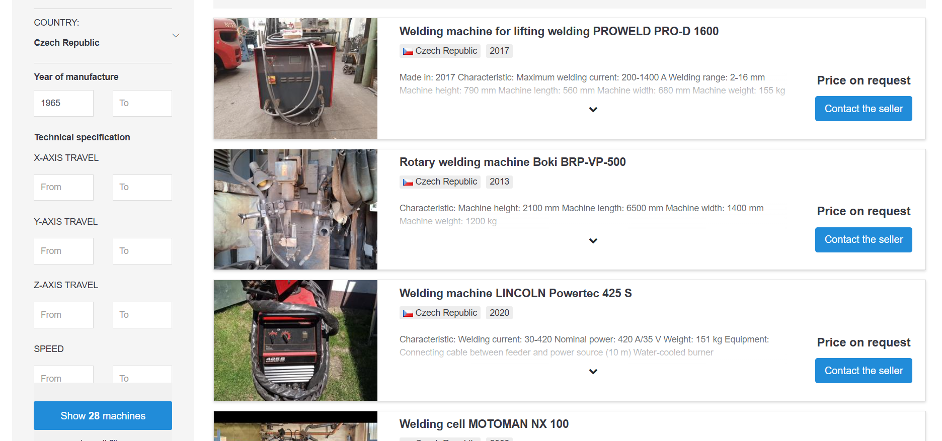 used welding machines in czech republic - Použité svářecí zařízení v České republice - mobilní svářeč - svářeč Třebíč - svařování Vysočina